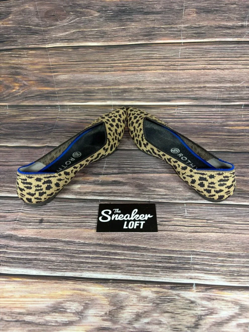 Rothy's The‎ Point Ballet Flats Leopard Print Women's Slip On Shoes Size 8